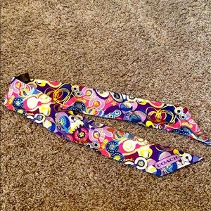 COACH ‘POPPY’ HAIR SCARF